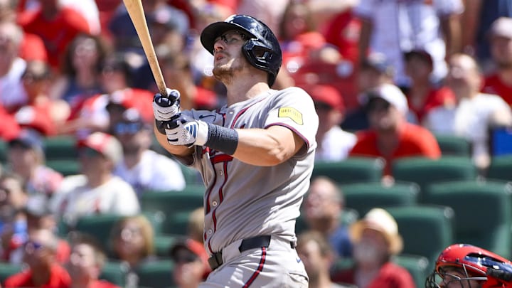 The Braves' catcher is slowly working his way back from an injury The Braves' catcher is slowly working his way back from an injury