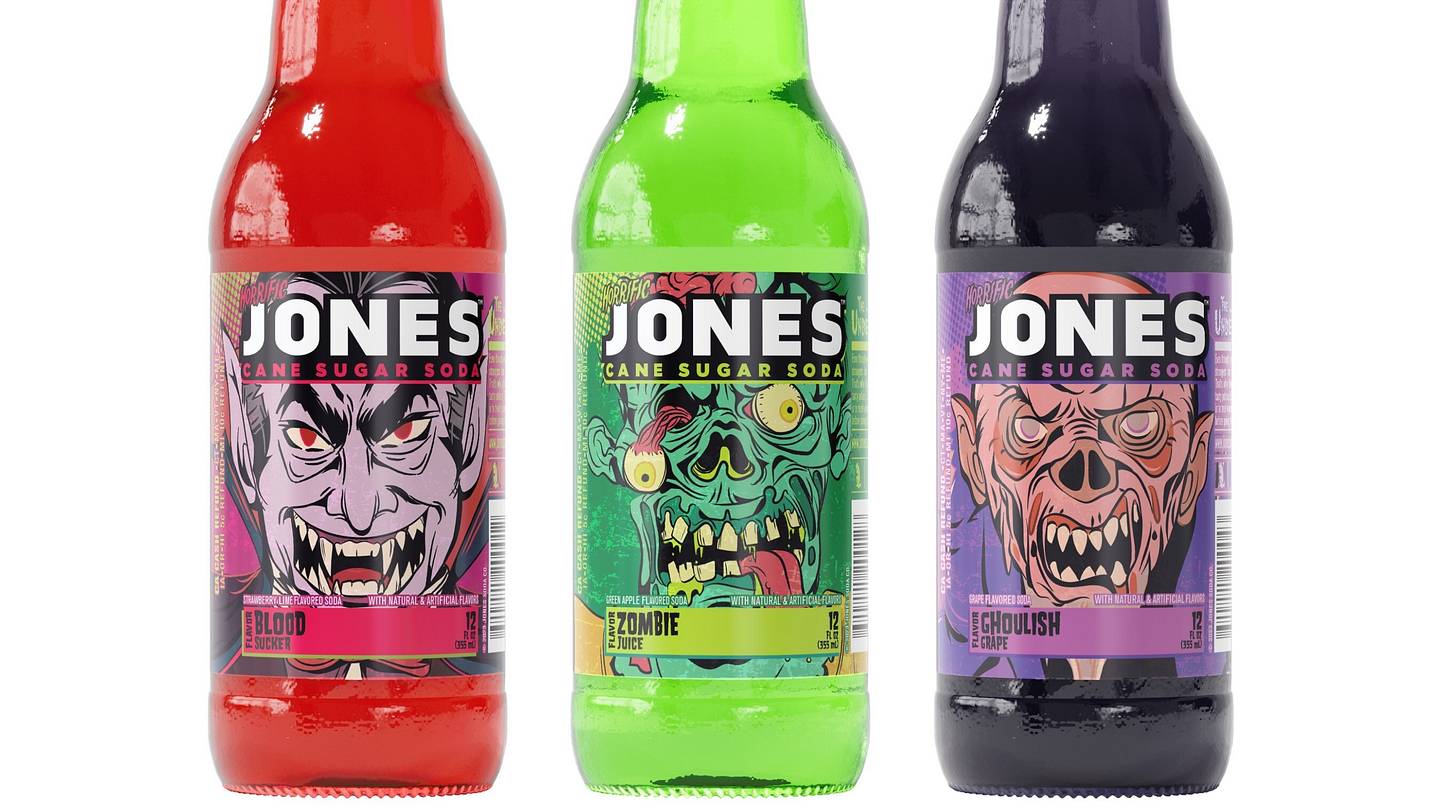 Jones Soda debuts limited 2024 Halloween edition sodas just in