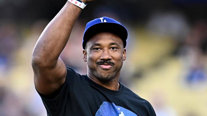 Los Angeles Rams defensive end Myles Garrett. Los Angeles Rams defensive end Myles Garrett.