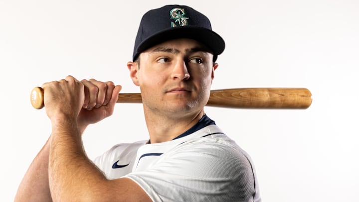 Seattle Mariners infielder Ben Williamson poses for a portrait during media day Feb. 20 at Peoria Sports Complex.