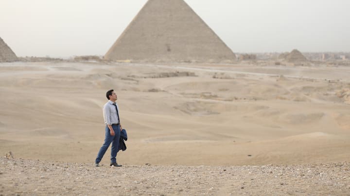 QUANTUM LEAP -- "Nomad" Episode 208 -- Pictured: Raymond Lee as Dr. Ben Song -- (Photo by: Saaid Abdel Ghani/NBC)