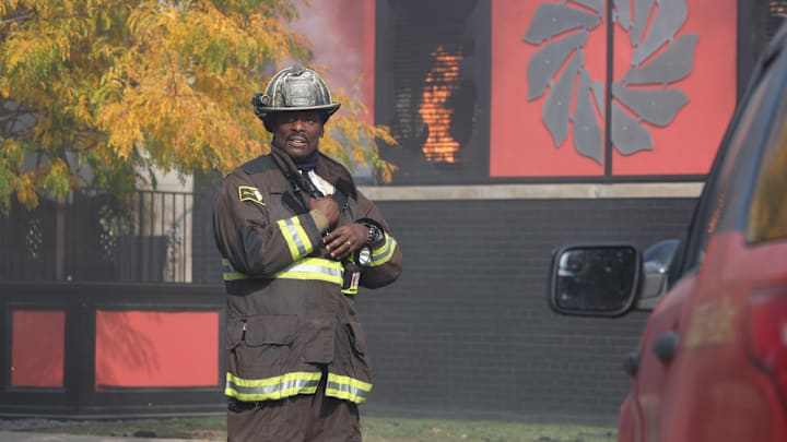 CHICAGO FIRE -- "Rattle Second City" Episode 901 -- Pictured: Eamonn Walker as Wallace Boden -- (Photo by: Adrian S. Burrows Sr./NBC)