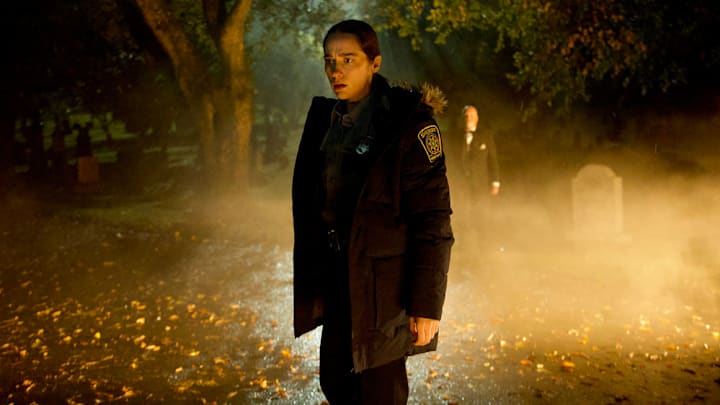 REVIVAL -- "Don't Tell Dad" Episode 101 -- Pictured: Melanie Scrofano as Dana Cypress -- (Photo by: Mathieu Savidant/Lavivier Productions/SYFY)