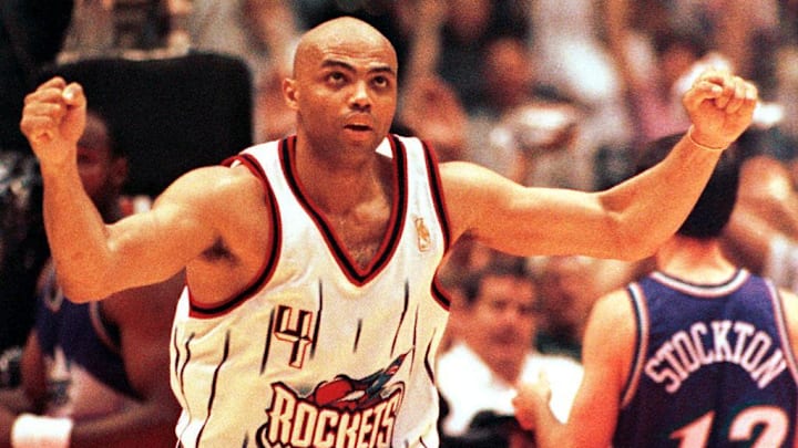 Charles Barkley is one of the most notable Houston Rockets to wear the number 4. 