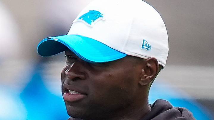 NFL Carolina Panthers defensive coordinator Ejiro Evero NFL Carolina Panthers defensive coordinator Ejiro Evero