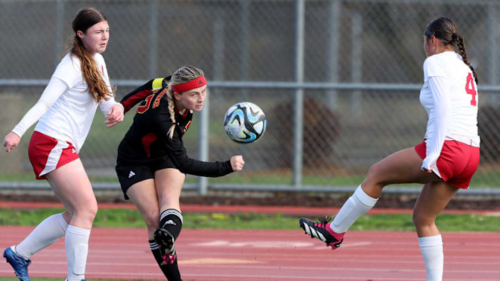 St. Francis and McClatchy in December soccer action. The Sac-Joaquin Section playoffs are in full flight. 