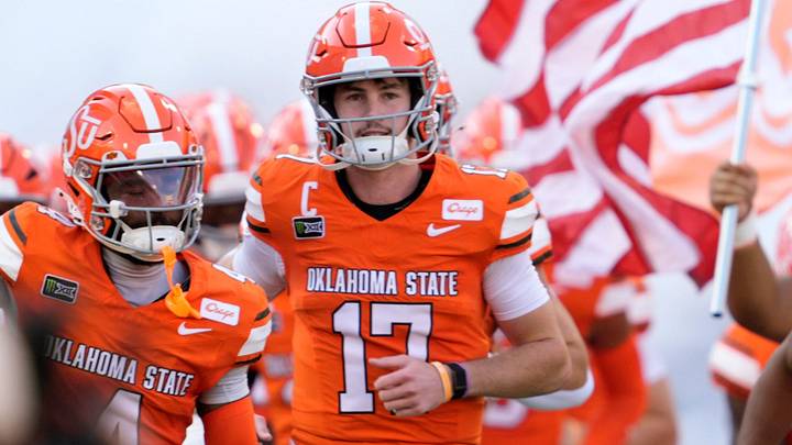 Oklahoma State 's Drew Mestemaker. Oklahoma State 's Drew Mestemaker.