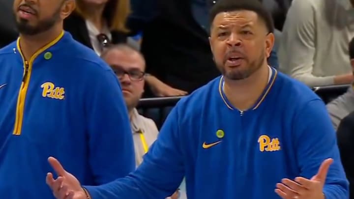 Pittsburgh coach Jeff Capel could not believe the whistle. 