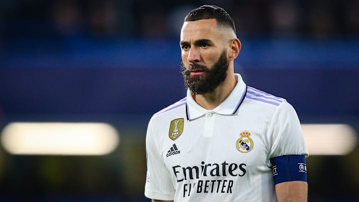 Benzema was substituted at Stamford Bridge