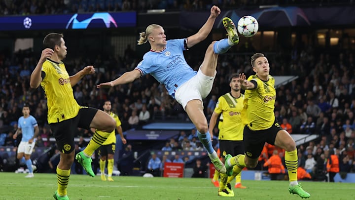 Manchester City v Borussia Dortmund - Erling Haaland Manchester City v Borussia Dortmund - Erling Haaland