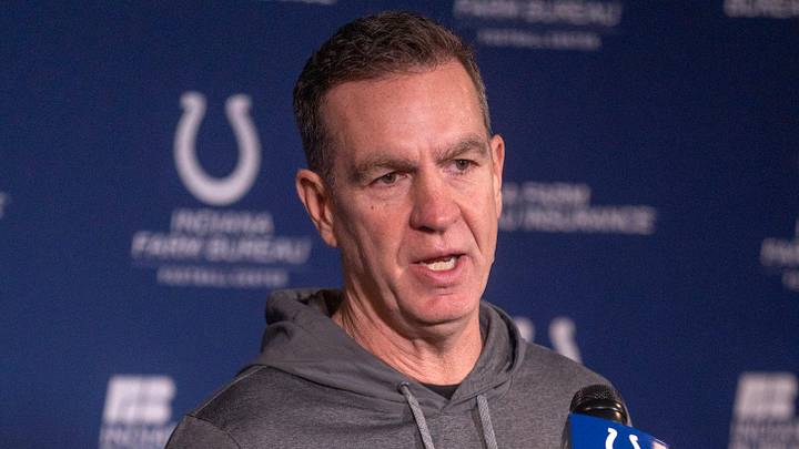 Indianapolis Colts Defensive Coordinator Lou Anarumo speaks during a press conference Thursday, Jan. 23, 2025 at the Colts practice facility, the Indiana Farm Bureau Football Center. Indianapolis Colts Defensive Coordinator Lou Anarumo speaks during a press conference Thursday, Jan. 23, 2025 at the Colts practice facility, the Indiana Farm Bureau Football Center.