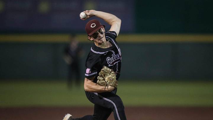 Calallen junior southpaw Drayton Mitchell was named Class 4A Division I finals MVP by the UIL after his performance against Longview Pleasant Grove on Friday, June 6, 2025, at Dell Diamond in Round Rock. Mitchell started and earned the win in the title game, improving to 10-1 overall after allowing 3 runs (2 earned) on 5 hits with 6 strikeouts in 5.1 innings. He also had 2 hits at the plate, including a double, and had 2 RBI in the 5-3 win.