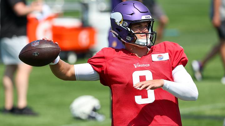 A lot of eyes will be on J.J. McCarthy throughout Vikings training camp. 