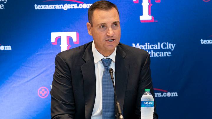 Texas Rangers general manager Chris Young. Credit: Jim Cowsert-USA TODAY Sports Texas Rangers general manager Chris Young. Credit: Jim Cowsert-USA TODAY Sports
