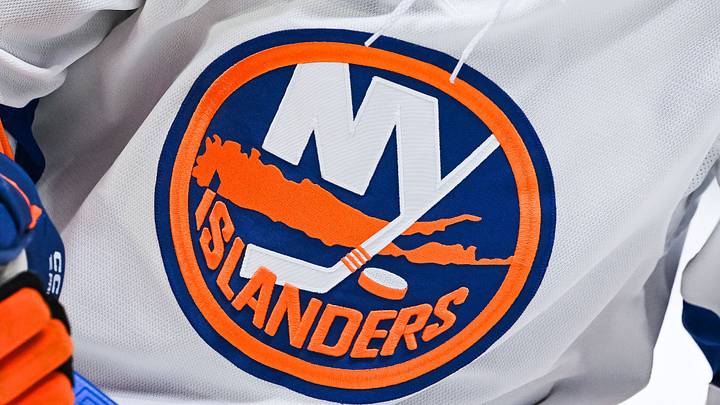 Mar 21, 2026; Montreal, Quebec, CAN; View of a New York Islanders logo on a jersey worn by a member of the team during warm-up before the game against the Montreal Canadiens at Bell Centre. Mandatory Credit: David Kirouac-Imagn Images Mar 21, 2026; Montreal, Quebec, CAN; View of a New York Islanders logo on a jersey worn by a member of the team during warm-up before the game against the Montreal Canadiens at Bell Centre. Mandatory Credit: David Kirouac-Imagn Images