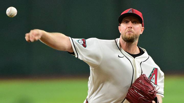 Jun 16, 2026; Phoenix, Arizona, USA; Arizona Diamondbacks pitcher Merrill Kelly (29) throws on the first inning against the Los Angeles Angels at Chase Field. Mandatory Credit: Matt Kartozian-Imagn Images Jun 16, 2026; Phoenix, Arizona, USA; Arizona Diamondbacks pitcher Merrill Kelly (29) throws on the first inning against the Los Angeles Angels at Chase Field. Mandatory Credit: Matt Kartozian-Imagn Images