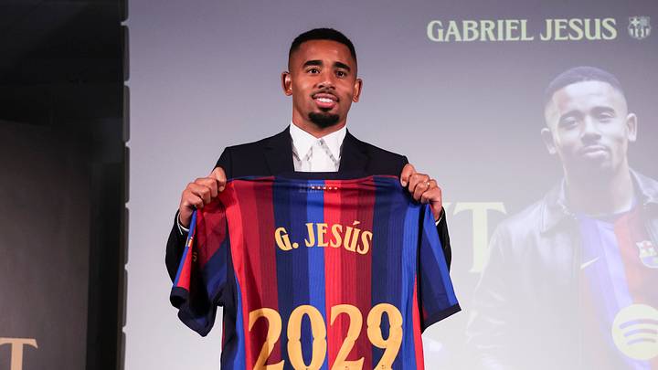 Gabriel Jesus Presentation As New Player Of Fc Barcelona Gabriel Jesus Presentation As New Player Of Fc Barcelona