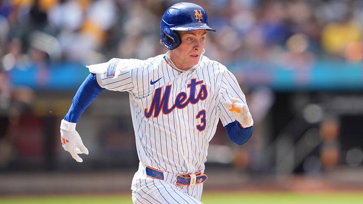 New York Mets right fielder Carson Benge. New York Mets right fielder Carson Benge.