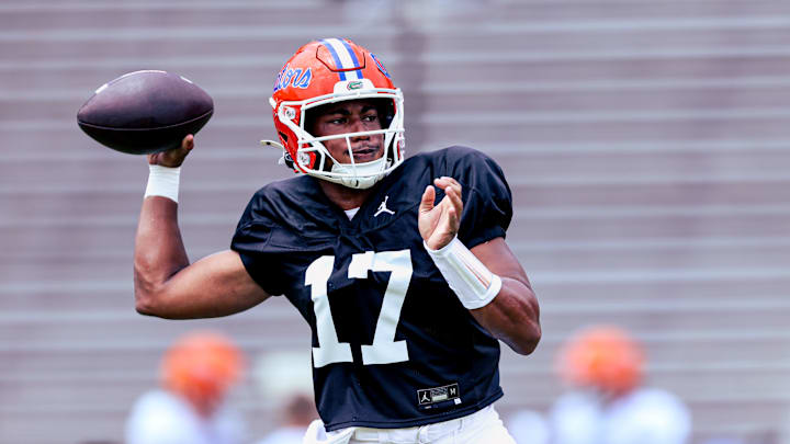 Florida Gators quarterback Tramell Jones Jr. is impressing his teammates in his first fall camp with the program.