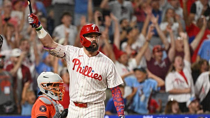 Philadelphia Phillies designated hitter Kyle Schwarber is a strong prop target on Thursday. Philadelphia Phillies designated hitter Kyle Schwarber is a strong prop target on Thursday.