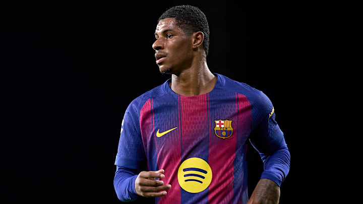 Malade ces derniers jours, Marcus Rashford a repris l'entraînement au FC Barcelone. Malade ces derniers jours, Marcus Rashford a repris l'entraînement au FC Barcelone.