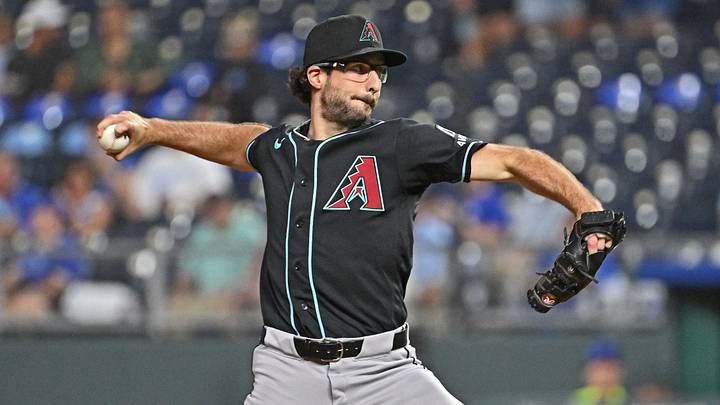 Sep 9, 2026; Kansas City, Missouri, USA; Arizona Diamondbacks starting pitcher Zac Gallen (23) throws a pitch in the first inning against the Kansas City Royals at Kauffman Stadium. Mandatory Credit: Peter Aiken-Imagn Images Sep 9, 2026; Kansas City, Missouri, USA; Arizona Diamondbacks starting pitcher Zac Gallen (23) throws a pitch in the first inning against the Kansas City Royals at Kauffman Stadium. Mandatory Credit: Peter Aiken-Imagn Images