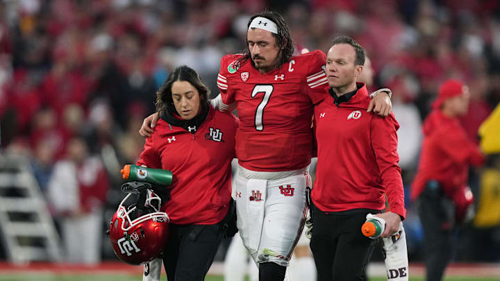 Utah quarterback Cam Rising.