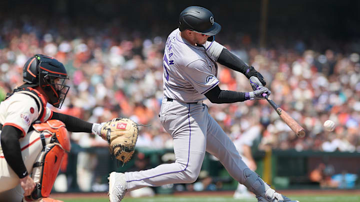 Colorado Rockies Catcher Hunter Goodman 