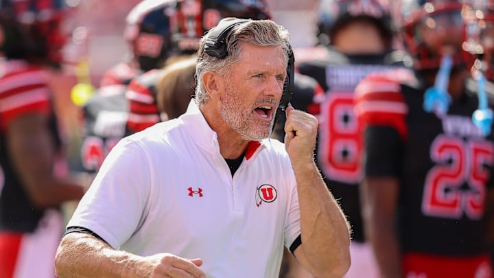 Utah Utes head coach Kyle Whittingham. 