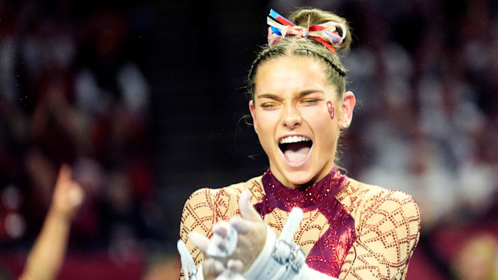Oklahoma gymnast Jordan Bowers Oklahoma gymnast Jordan Bowers