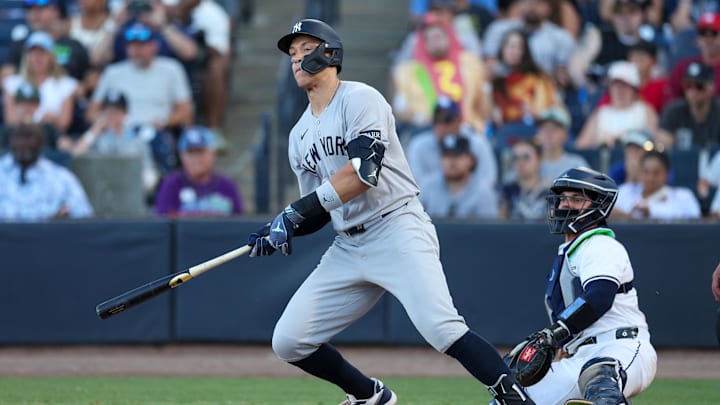 Judge was robbed of a home run in the Yankees' 4-0 win over the Rays on Sunday.