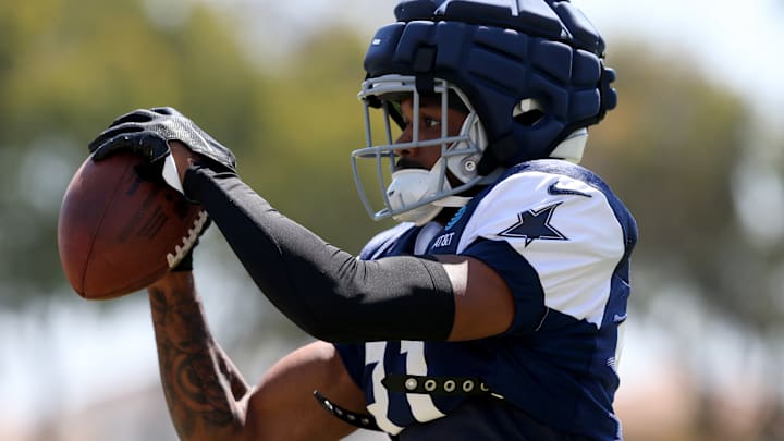 Dallas Cowboys cornerback Josh Butler during training camp at the River Ridge Playing Fields in Oxnard, California.