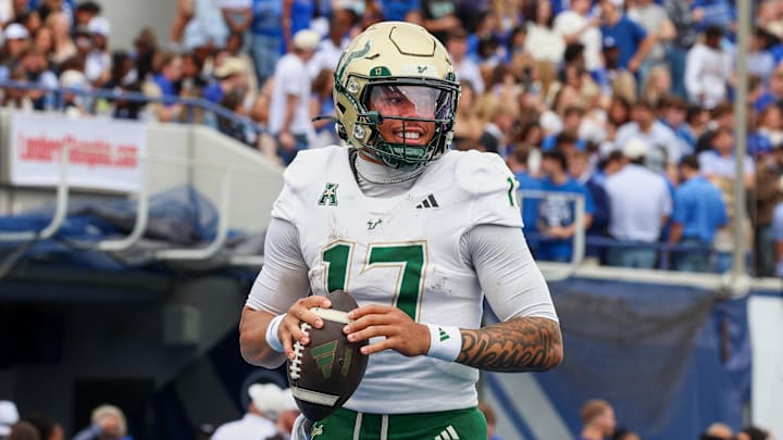 Bulls quarterback Byrum Brown has accounted for 150 points this season, which ranks seventh in the country Bulls quarterback Byrum Brown has accounted for 150 points this season, which ranks seventh in the country