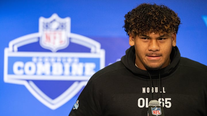 Brigham Young offensive lineman Kingsley Suamataia