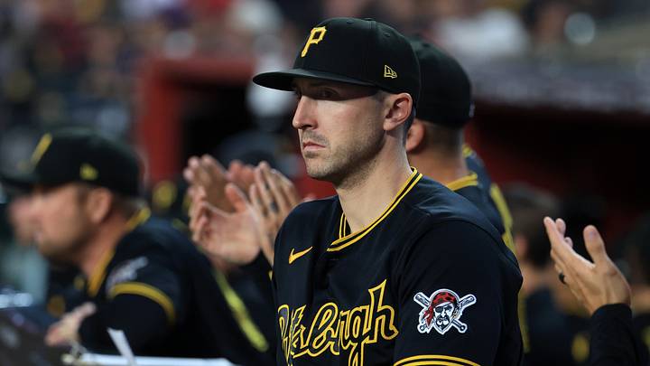 May 6, 2026; Phoenix, Arizona, USA; Pittsburgh Pirates pitching coach Bill Murphy against the Arizona Diamondbacks at Chase Field. Mandatory Credit: Mark J. Rebilas-Imagn Images May 6, 2026; Phoenix, Arizona, USA; Pittsburgh Pirates pitching coach Bill Murphy against the Arizona Diamondbacks at Chase Field. Mandatory Credit: Mark J. Rebilas-Imagn Images
