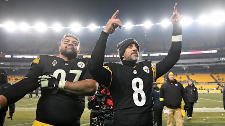 Aaron Rodgers disputó su primer curso con los Steelers en 2025  