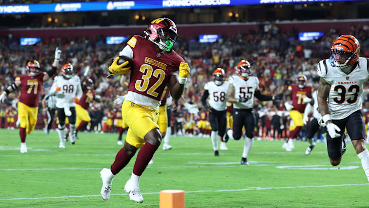 Jacory Croskey-Merritt was among the big winners in the NFL this summer. Jacory Croskey-Merritt was among the big winners in the NFL this summer.