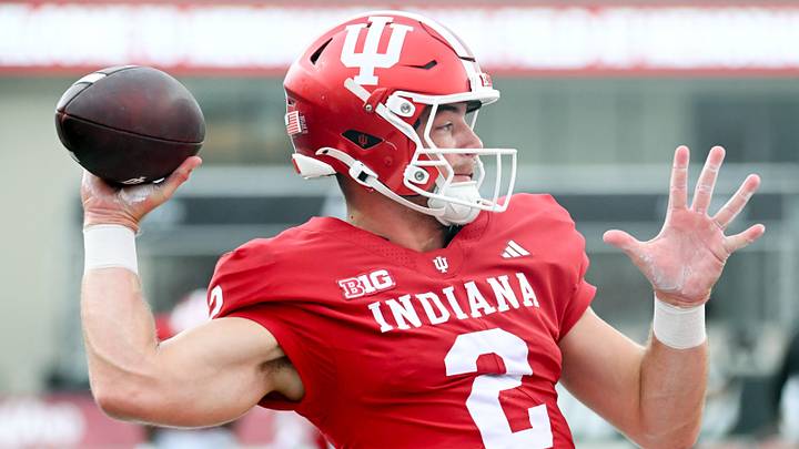 Sep 12, 2026; Bloomington, Indiana, USA; Indiana Hoosiers quarterback Grant Wilson (2) warms up prior to the game against the Howard Bison at Merchants Bank Field at Memorial Stadium. Mandatory Credit: Robert Goddin-Imagn Images Sep 12, 2026; Bloomington, Indiana, USA; Indiana Hoosiers quarterback Grant Wilson (2) warms up prior to the game against the Howard Bison at Merchants Bank Field at Memorial Stadium. Mandatory Credit: Robert Goddin-Imagn Images