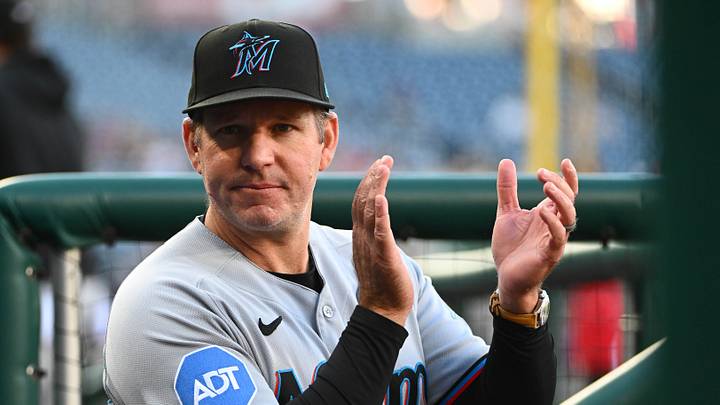 Miami Marlins manager Clayton McCullough