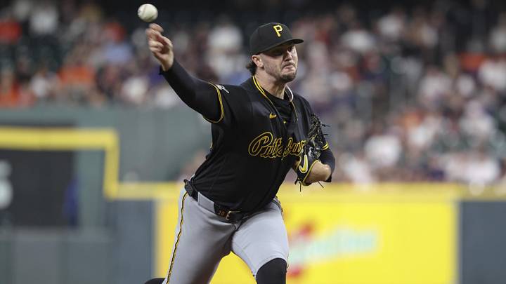 Jun 3, 2026; Houston, Texas, USA; Pittsburgh Pirates starting pitcher Paul Skenes (30) delivers a pitch during the second inning against the Houston Astros at Daikin Park. Mandatory Credit: Troy Taormina-Imagn Images Jun 3, 2026; Houston, Texas, USA; Pittsburgh Pirates starting pitcher Paul Skenes (30) delivers a pitch during the second inning against the Houston Astros at Daikin Park. Mandatory Credit: Troy Taormina-Imagn Images