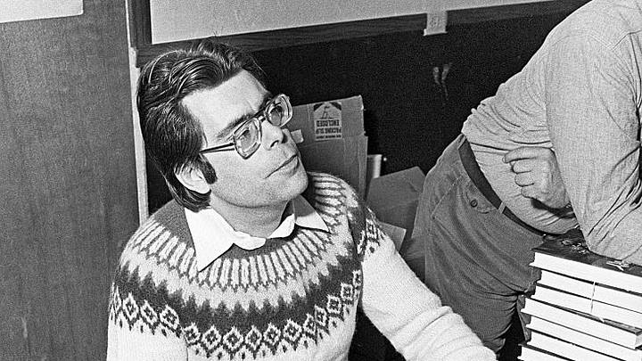 Stephen King at a book signing Stephen King at a book signing
