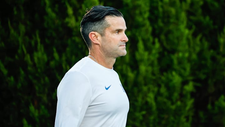 Duke football head coach Manny Diaz