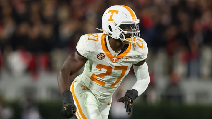 The Atlanta Falcons selected Tennessee Volunteers pass rusher James Pearce Jr. in the first round of the 2025 NFL draft. The Atlanta Falcons selected Tennessee Volunteers pass rusher James Pearce Jr. in the first round of the 2025 NFL draft.