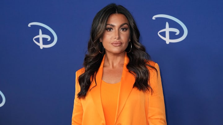 Molly Qerim attends the 2022 ABC Disney Upfront at Basketball City in New York.