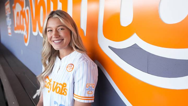 Karlyn Pickens is Knox News’ Sportsperson of the Year, photographed at Sherri Parker Lee Stadium on University of Tennessee’s campus, in Knoxville, Tennessee, Dec. 9, 2025.