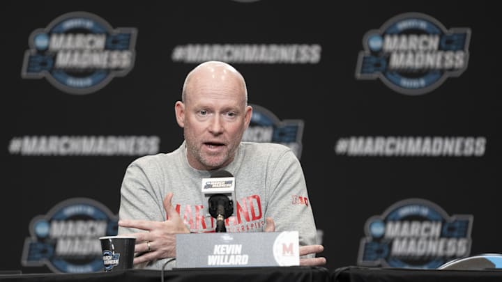 Maryland Terrapins head coach Kevin Willard addresses the media.