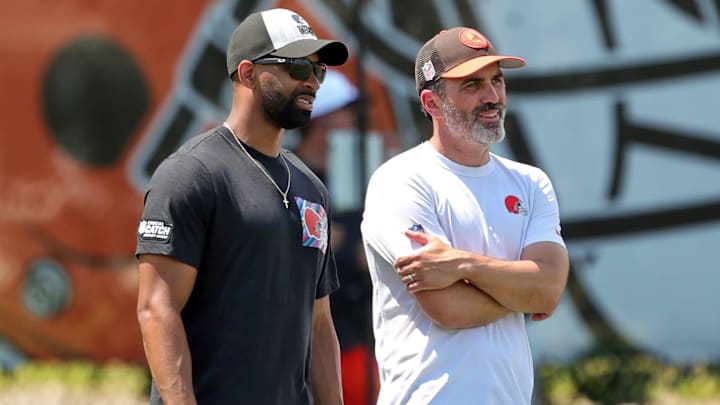 Which three Browns are already on thin ice in training camp?