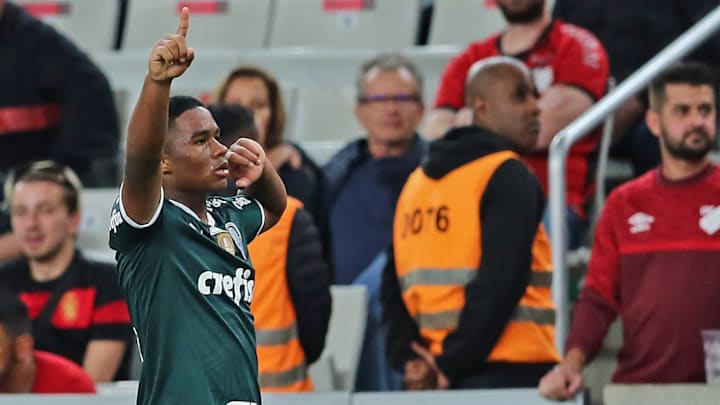 Endrick copied Erling Haaland's goal celebration