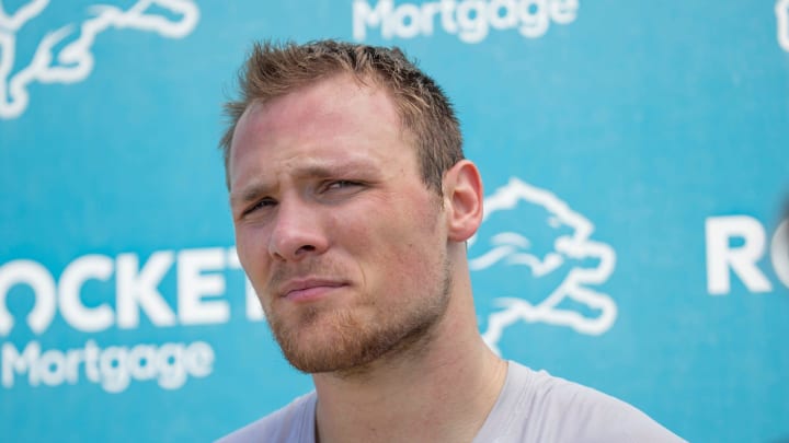 Detroit Lions linebacker Jack Campbell 