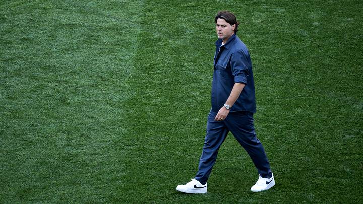 Mauricio Pochettino could only watch as the USMNT imploded on Monday. Mauricio Pochettino could only watch as the USMNT imploded on Monday.